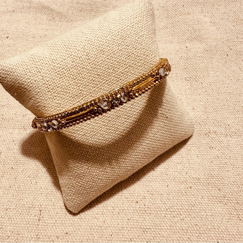 Vintage | Bracelet | Vintage Gold Bead Design with Stones Bracelet